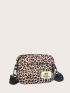 Mini Leopard Print Crossbody Bag