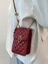 Mini Quilted Chain Crossbody Bag