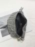 Mini Rhinestone Decor Chain Fanny Pack