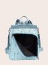 Floral Graphic Anti-theft Backpack