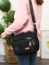 Solid Crossbody Bag