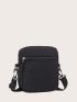 Mini Minimalist Zipper Front Square Bag