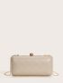 Minimalist Quilted Clutch Bag