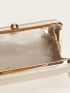 Minimalist Quilted Clutch Bag