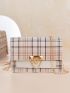 Mini Tartan Flap Chain Crossbody Bag