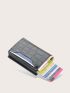 Minimalist Croc Embossed Fold Card Holder