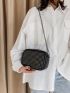 Mini Minimalist Studded Decor Square Bag