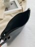 Croc Embossed Clutch Bag