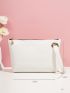 Croc Embossed Clutch Bag