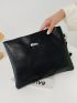 Lizard Pattern Clutch Bag