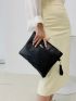 Lizard Pattern Clutch Bag
