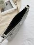 Snakeskin Pattern Clutch Bag