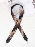 Colorblock Geometric Pattern Bag Strap