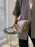 Minimalist Tassel Decor Clutch Bag