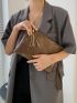 Minimalist Tassel Decor Clutch Bag