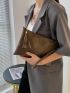 Minimalist Tassel Decor Clutch Bag