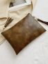 Minimalist Tassel Decor Clutch Bag