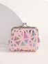 Holographic Geometric Graphic Coin Purse