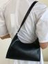 Minimalist Textured Shoulder Bag