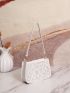 Geo Graphic Baguette Bag