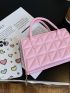 Quilted Square Chain Bag