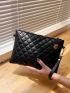 Minimalist Quilted Clutch Bag