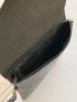 Croc Decor Clutch Bag