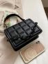 Mini Minimalist Chain Decor Satchel Bag