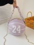 Mini Basketball Design Novelty Bag