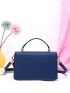 Mini Metal & Chain Decor Flap Square Bag