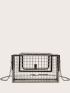 Hollow Out Metal Box Bag