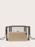 Hollow Out Metal Box Bag