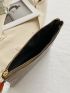 Croc Embossed Clutch Bag
