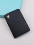 Letter Graphic Passport Case