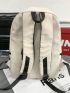 Letter Patch Large Capacity Backpack