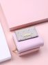 Flower Detail Flap Small Wallet