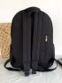 Knot Decor Backpack With Bag Charm