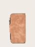 Minimalist Letter Graphic Fold Long Wallet