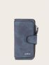 Minimalist Letter Graphic Fold Long Wallet