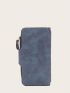 Minimalist Letter Graphic Fold Long Wallet