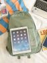 Letter Patch Backpack