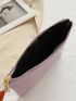 Allover Croc Embossed Clutch Bag