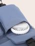 Letter Graphic Multi-compartment Backpack