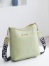 Mini Minimalist Croc Embossed Crossbody Bag