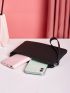 Minimalist Textured Wristlet Bag