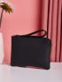Minimalist Textured Wristlet Bag