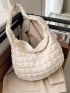 Stylish Quilted Crossbody Hobo Bag Perfect For Work