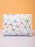 Mini Gradient Geometric Flap Chain Bag