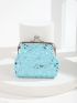 Glitter Kiss Lock Purse
