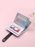 Holographic Snap Button Card Holder